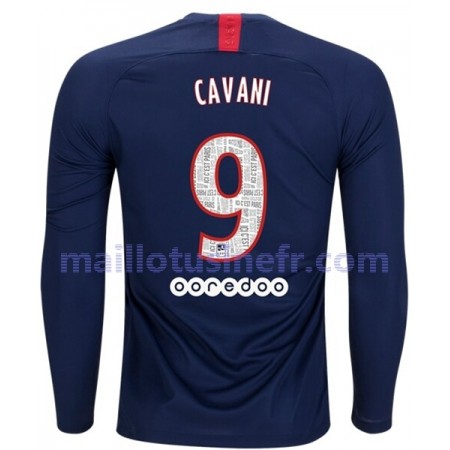 Maillot de Foot Paris Saint-Germain CAVANI 9 Domicile 2019-20 Manches Longues Maillot de Foot Paris Saint-Germain CAVANI 9 Domicile 2019-20 Manches Longues